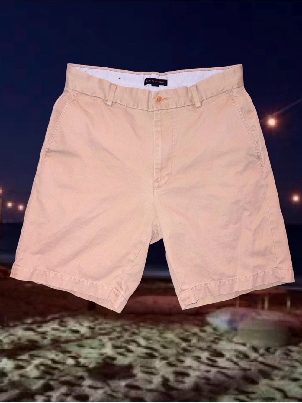 Banana Republic Tan Chino Shorts size 33
